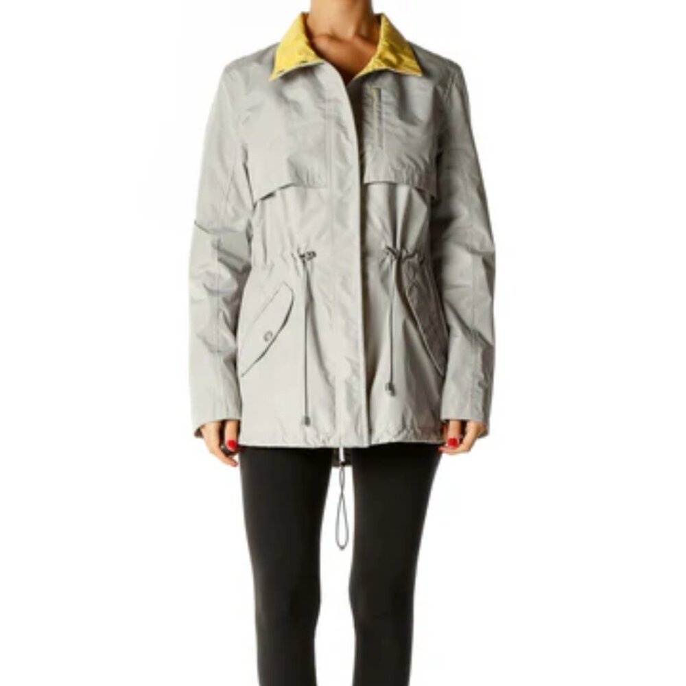 Gray Windbreaker Jacket - image 1